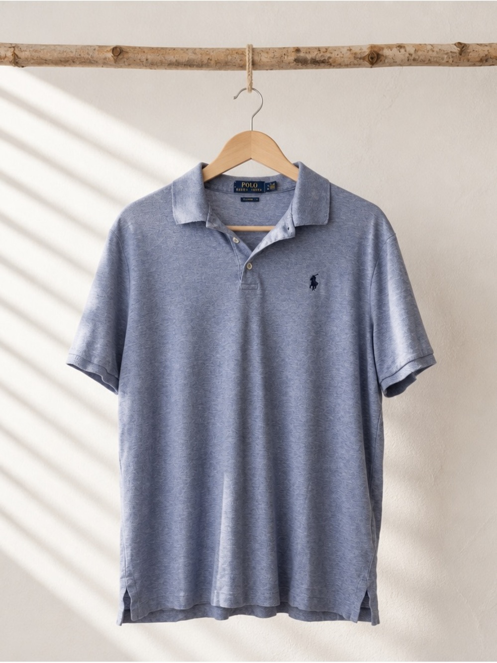 Polo by Ralph Lauren Men's Light Blue Polo Shirt